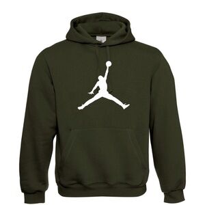 Jordan Olive Green Slam Dunk Hooded Sweatshirt- XL_ NWT